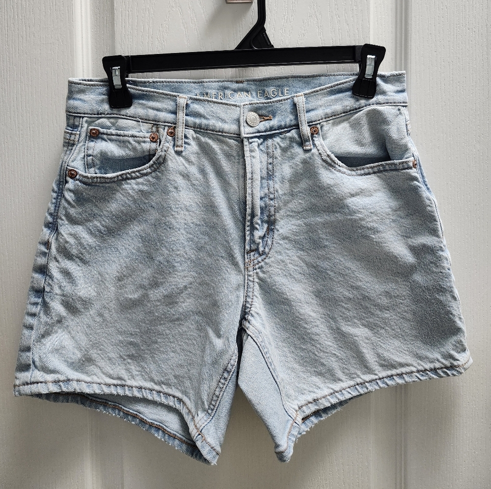 Womens American Eagle Outfitters Blue Jean Shorts